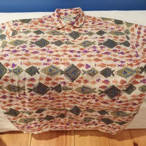 Patagonia shirt mens medium Fish